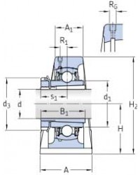 Paliers roulements UKP210D11