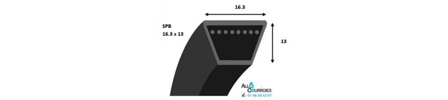 Profil SPB 16.3x13mm