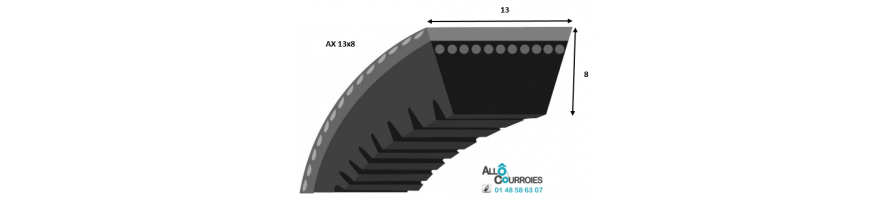 Profil AX 13x8mm 