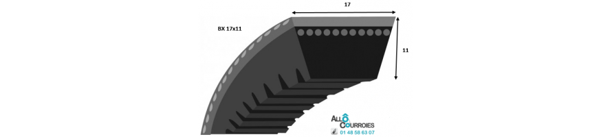 Profil BX 17x11mm