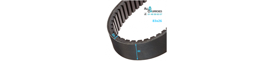Courroie de variateur 83x26