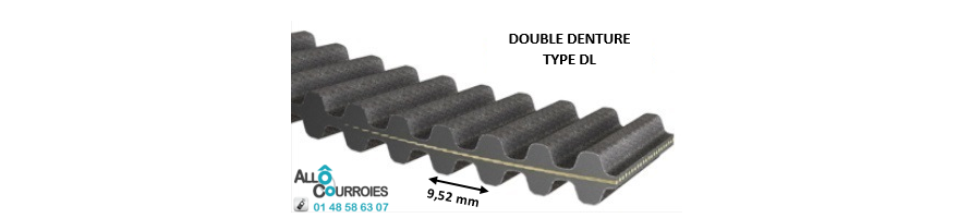 Courroie Double Dentée L